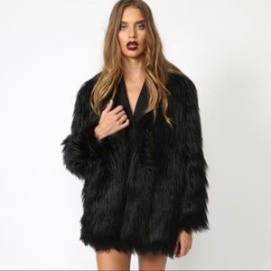 Coats | Lioness Portofino Faux Fur Coat 